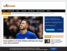 Tablet Screenshot of miusoccer.com